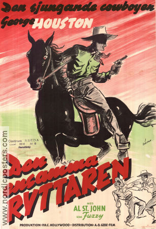 The Lone Rider and the Bandit 1942 movie poster George Houston Al St John Dennis Moore Sam Newfield