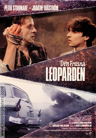 Den frusna leoparden 1986 movie poster Peter Stormare Joakim Thåström Laurus Oskarsson