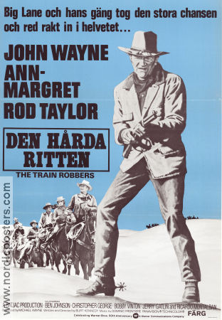 Den hårda ritten 1973 poster John Wayne Ann-Margret Rod Taylor Burt Kennedy