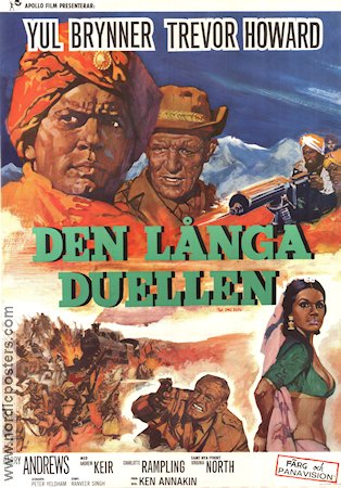 The Long Duel 1967 movie poster Yul Brynner Trevor Howard Harry Andrews Ken Annakin