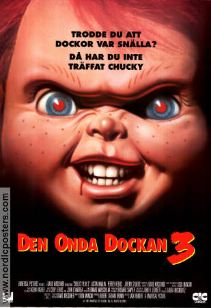 Den onda dockan 3 1991 poster Justin Whalin Hitta mer: Chucky