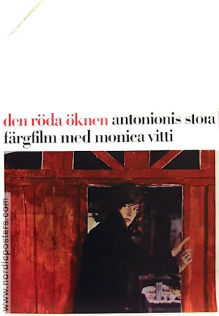 Den röda öknen 1965 poster Monica Vitti Michelangelo Antonioni