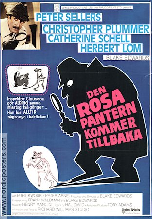 Den Rosa Pantern kommer tillbaka 1975 poster Peter Sellers Christopher Plummer Blake Edwards Hitta mer: Pink Panther Poliser