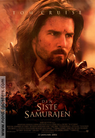 The Last Samurai 2003 movie poster Tom Cruise Ken Watanabe Billy Connolly Edward Zwick Asia Martial arts