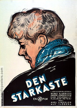 Den starkaste 1929 poster Bengt Djurberg