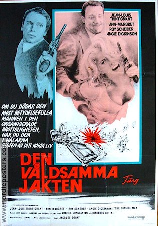 The Outside Man 1974 movie poster Ann-Margret Jean-Louis Trintignant