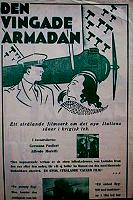 L´armata azzurra 1933 movie poster Alfredo Moretti Planes