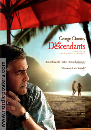 The Descendants 2011 poster George Clooney Shailene Woodley Alexander Payne
