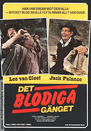 Det blodiga gänget 1976 poster Lee Van Cleef Jack Palance Richard Boone Frank Kramer