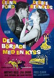 It Started with a Kiss 1959 movie poster Glenn Ford Debbie Reynolds