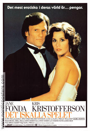 Rollover 1981 movie poster Jane Fonda Kris Kristofferson Hume Cronyn Alan J Pakula
