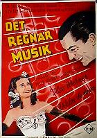 Det regnar musik 1943 poster Ilse Werner Viktor de Kowa