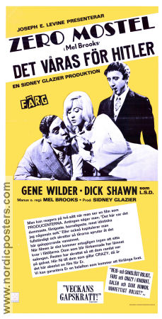 The Producers 1967 movie poster Zero Mostel Gene Wilder Dick Shawn Mel Brooks