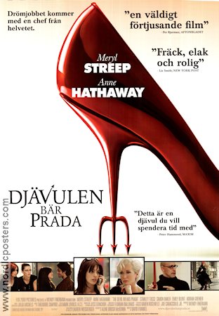 Djävulen bär Prada 2006 poster Meryl Streep Anne Hathaway Gisele Bündchen David Frankel