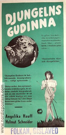 Djungelns gudinna 1952 poster Angelika Hauff Filmen från: Argentina