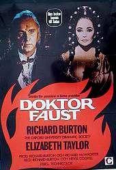 Doctor Faust 1968 poster Richard Burton Elizabeth Taylor