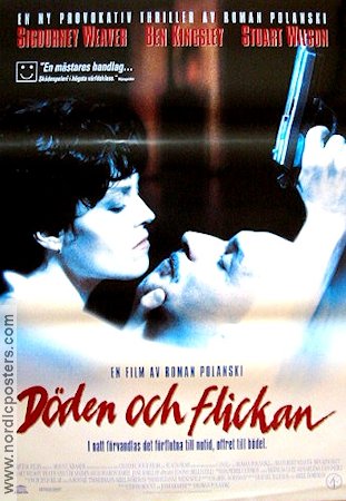 Death and the Maiden 1994 movie poster Sigourney Weaver Ben Kingsley Stuart Wilson Roman Polanski