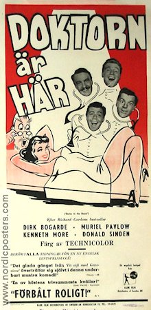 Doctor in the House 1954 movie poster Dirk Bogarde