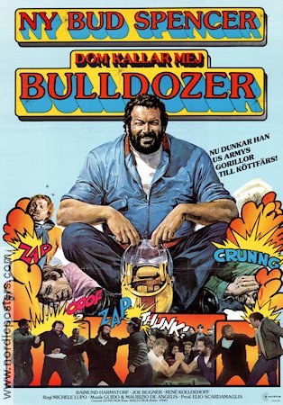 Lo chiamavano Bulldoze 1978 movie poster Bud Spencer Raimund Harmstorf Ottaviano Dell´Acqua Michele Lupo Sports