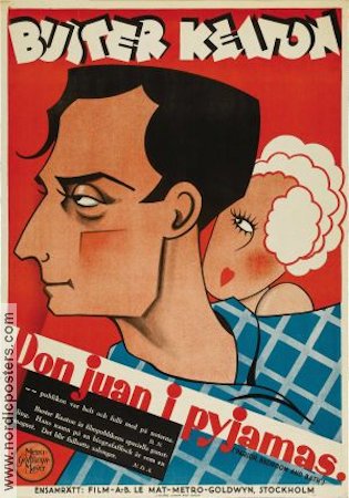 Don Juan i pyjamas 1931 poster Buster Keaton
