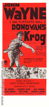 Donovan´s Reef 1963 movie poster John Wayne Lee Marvin Elizabeth Allen Dorothy Lamour John Ford