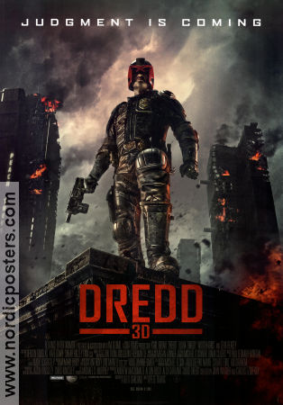 Dredd 2012 poster Karl Urban Olivia Thirlby Pete Travis Från serier