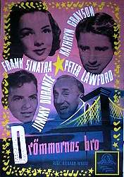 Drömmarnas bro 1947 poster Frank Sinatra Jimmy Durante Peter Lawford Kathryn Grayson
