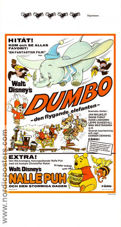 Dumbo 1941 poster Nalle Puh Sterling Holloway Samuel Armstrong