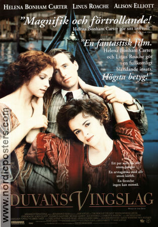 The Wings of the Dove 1997 movie poster Helena Bonham Carter Linus Roache Alison Elliott Iain Softley Romance
