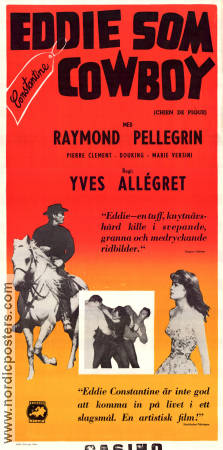 Chien de pique 1960 movie poster Eddie Constantine Raymond Pellegrin Pierre Clémenti Yves Allégret
