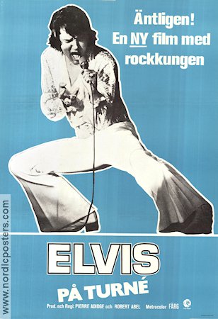 Elvis on Tour 1973 movie poster Elvis Presley Rock and pop