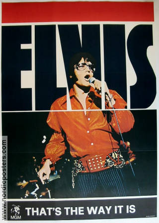 Las Vegas Show 1970 movie poster Elvis Presley Denis Sanders Documentaries