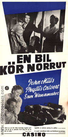 Mr Denning Drives North 1951 movie poster John Mills Phyllis Calvert Eileen Moore Anthony Kimmins