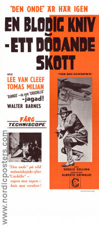 The Big Gundown 1966 movie poster Lee Van Cleef Tomas Milian Walter Barnes Sergio Sollima