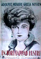 En borttappad hustru 1925 poster Greta Nissen William de Mille