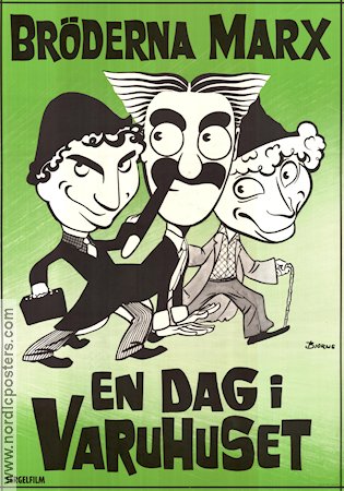 En dag i varuhuset 1941 poster Bröderna Marx The Marx Brothers Groucho Marx Charles Reisner