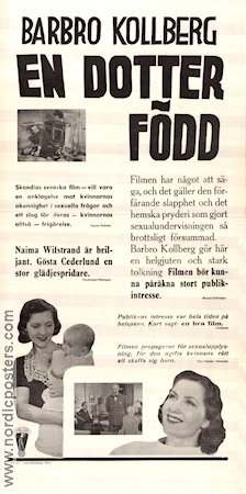 En dotter född 1944 movie poster Barbro Kollberg Kids