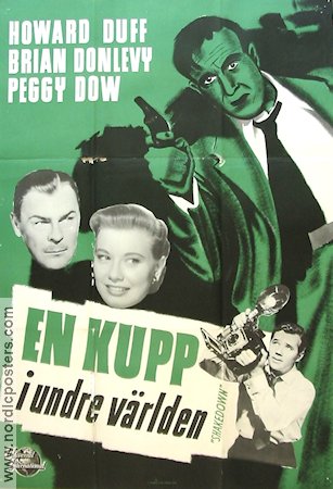 En kupp i undre världen 1950 poster Howard Duff Brian Donlevy Peggy Dow Film Noir