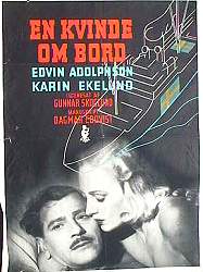 En kvinde ombord 1942 movie poster Edvin Adolphson