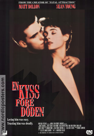 En kyss före döden 1991 poster Matt Dillon Sean Young James Bonfanti James Dearden