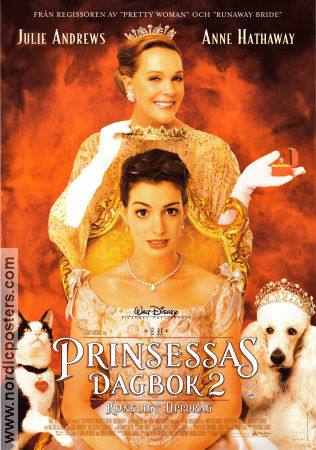 The Princess Diaries 2: Royal Engagement 2004 movie poster Julie Andrews Anne Hathaway Callum Blue Garry Marshall