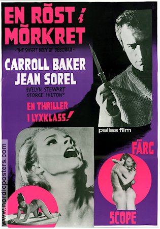The Sweet Body of Deborah 1968 movie poster Carroll Baker Jean Sorel
