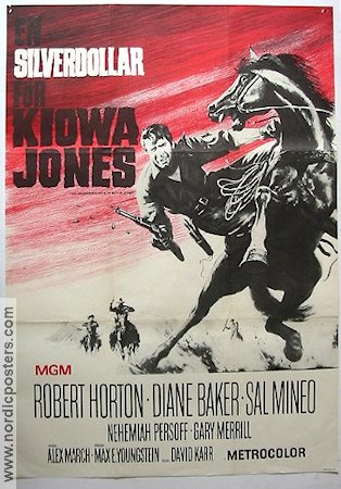 En silverdollar för Kiowa Jones 1967 movie poster Robert Horton