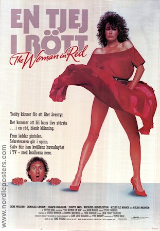 The Woman in Red 1984 movie poster Kelly LeBrock Charles Grodin Gene Wilder Ladies