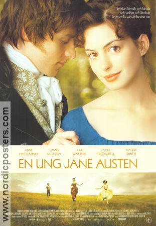 En ung Jane Austen 2007 poster Anne Hathaway James McAvoy Julian Jarrold Romantik