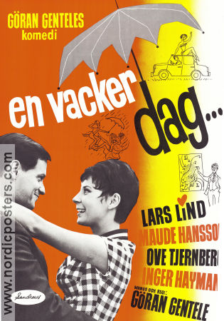 En vacker dag 1963 poster Lars Lind Maud Hansson Inger Hayman Göran Gentele