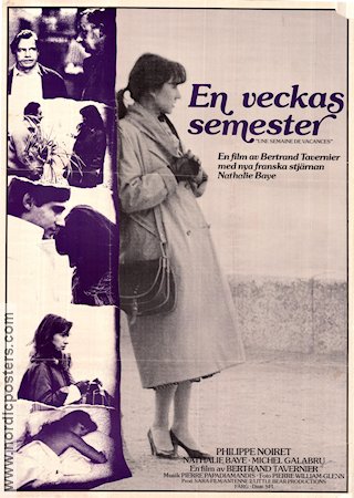 Un semaine de vacances 1982 movie poster Nathalie Baye Bertrand Tavernier Travel