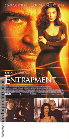 Entrapment 1999 poster Sean Connery Catherine Zeta-Jones Jon Amiel Damer