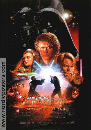 Episode III Revenge of the Sith 2005 movie poster Ewan McGregor Natalie Portman George Lucas Find more: Star Wars