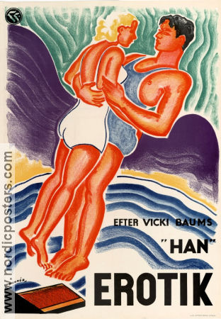 Erotik 1934 poster Rosine Deréan Simone Simon Marc Allégret Text: Vicki Baum Konstaffischer Art Deco
